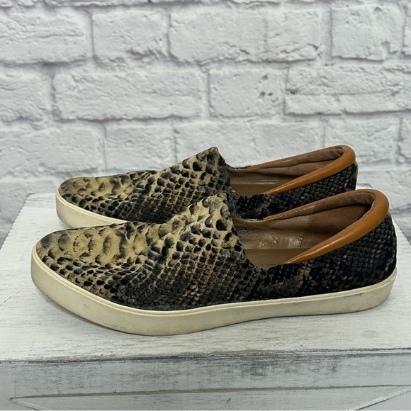Donald Pliner Sonia Snake Print Slip On Sneakers - Picture 9 of 15